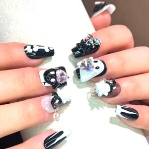 Halloween Reuseable Press On Nails